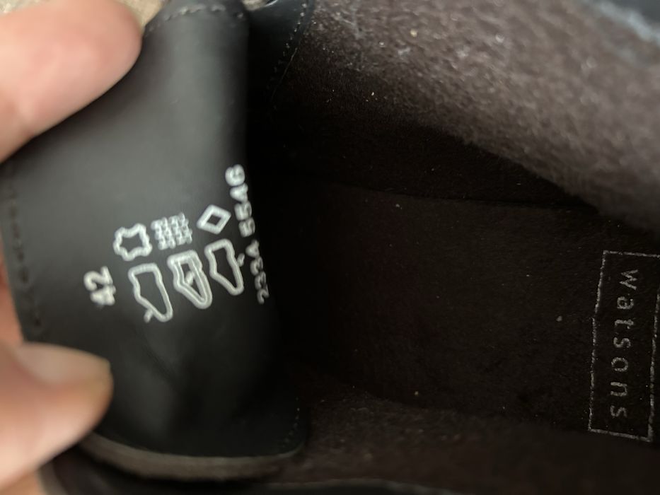 Watsons шкіряні черевики 42 р уст 27,5 см