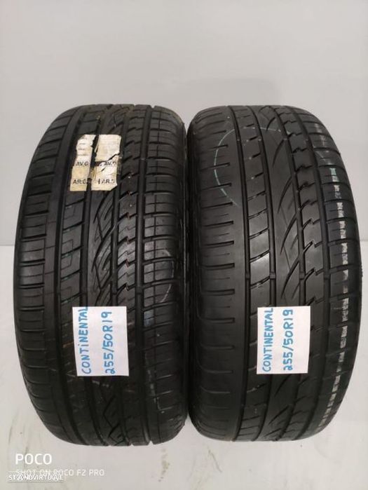 2 pneus 255/50/19 continental - oferta dos portes