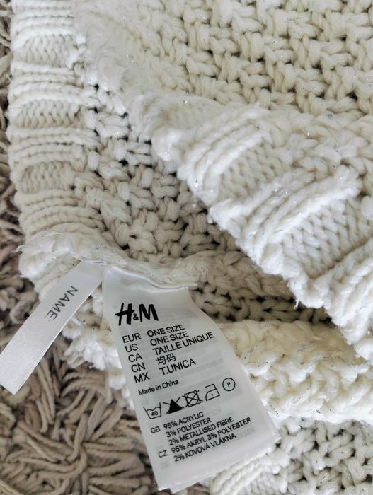 H&M komplet komin, czapka, rękawiczki