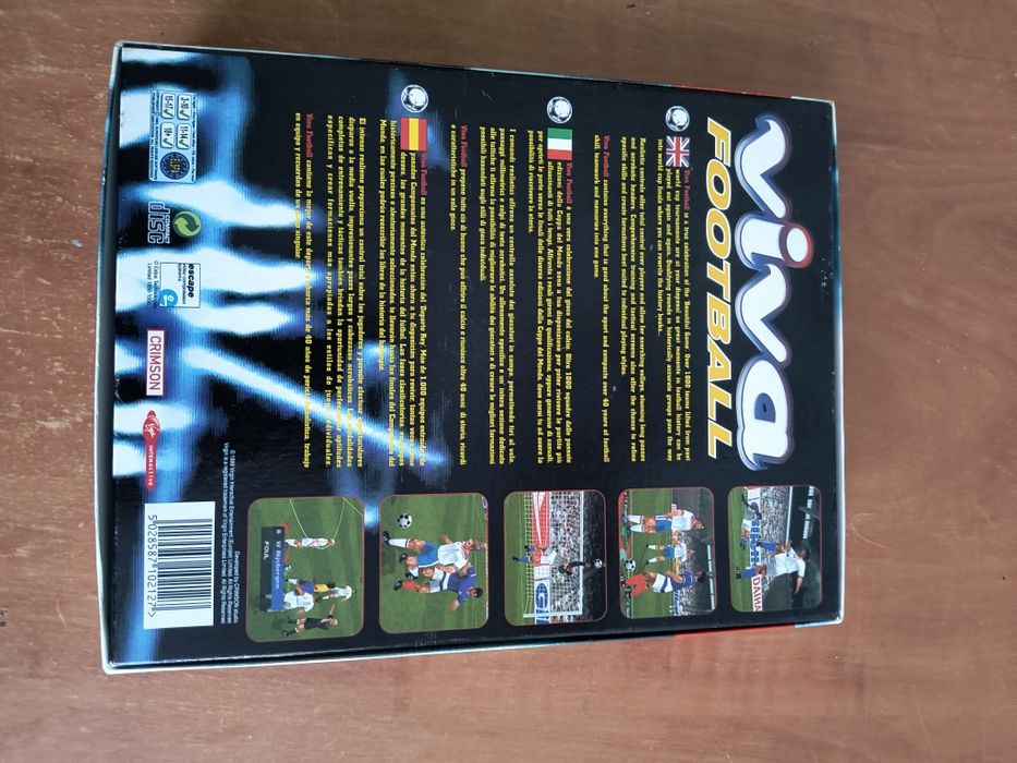 Колекційна ретро гра Viva Football (1998) PC Big Box | Повний комплект (Колекційна)
