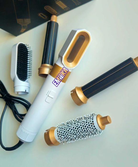 Nowy Stylizator 5w1 jak Dyson Suszarka Lokówka Prostownica Objętość