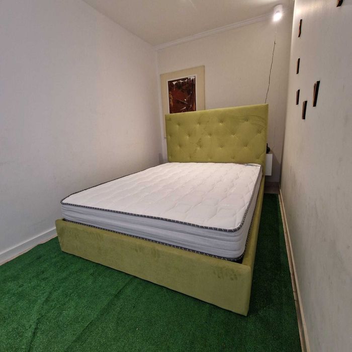 Camas de Casal Estofadas de Luxo 199€ Disp. em Várias Cores! 190x140m!