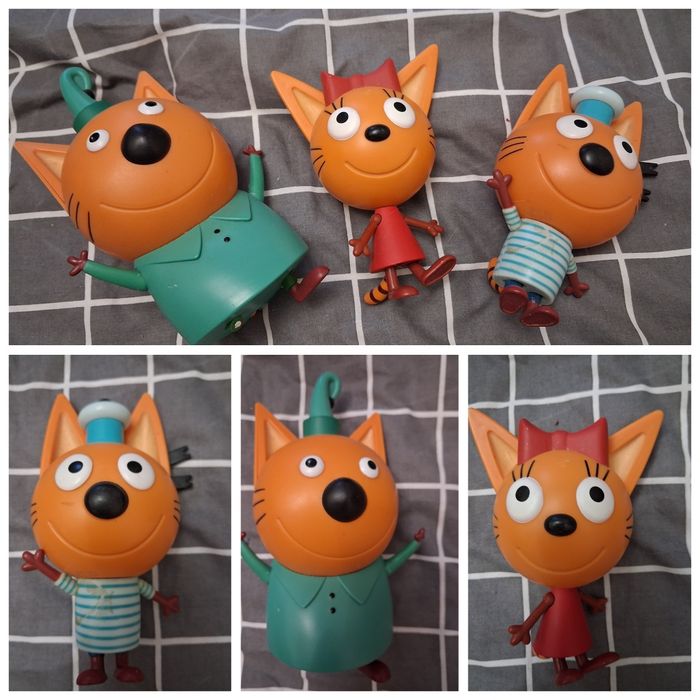 Фигурки Три кота музыкальные