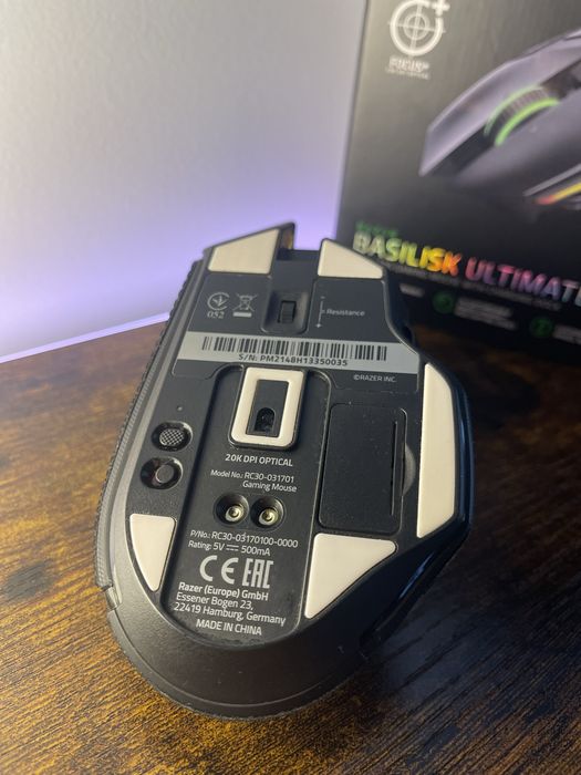 Myszka Razer Basilisk Ultimate Dock RGB Chroma Gaming