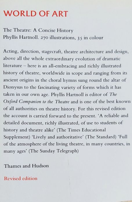 Theatre - Concise History