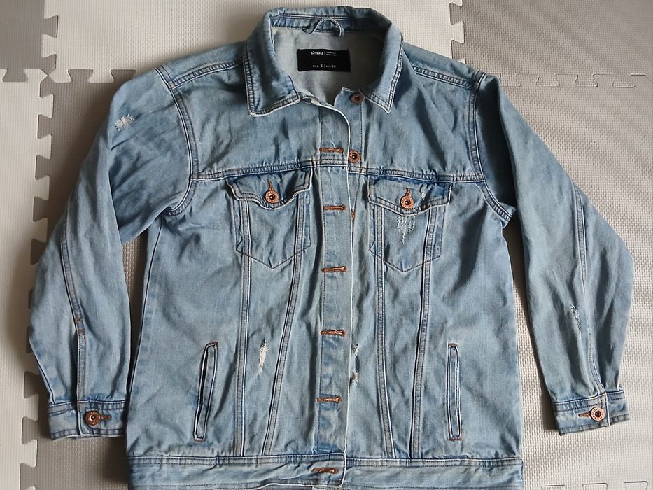 Kurtka męska jeansowa oversize