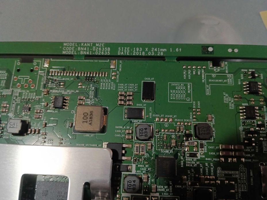 Плата Main Board: BN41-02635 для ремонта телевизора Samsung UE43NU7100
