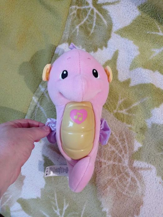 ночник Fisher-Price морской конек колыбельная музыкальный  как новый Фишер Прайс