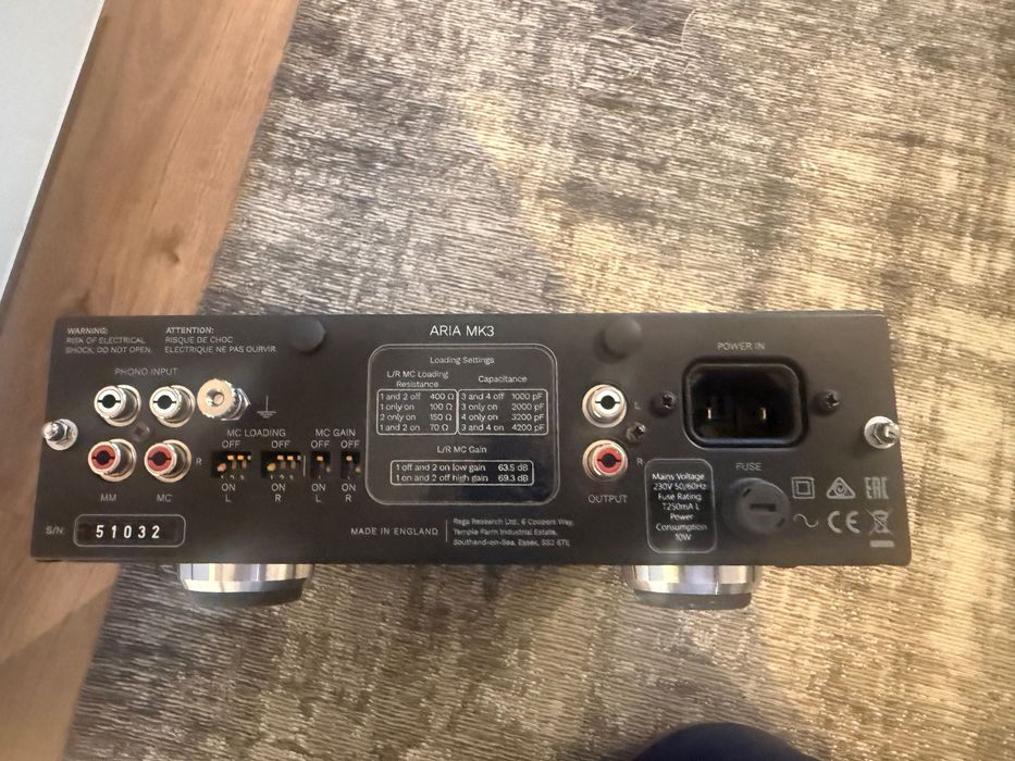 Rega Aria v3 pré de phono