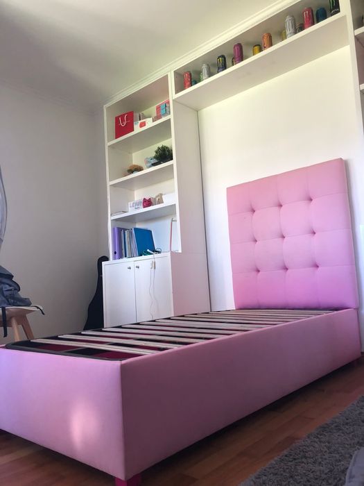 Cama Sommier+ Estrado+colchao