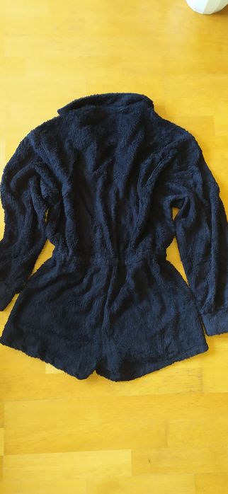 Przesyłka gratis HIBOU kombinezon Romper Shelby czarny 90% bambus