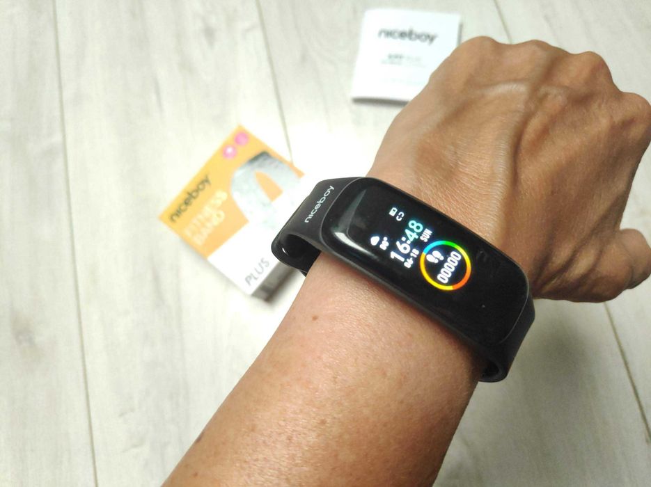 Smartband Niceboy X-fit plus, czarna