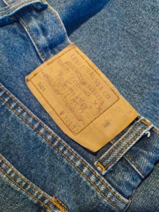 Spodnie męskie jeansy Levis 501 bootcut popular 32x32 Made USA flared