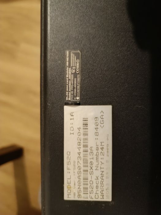 Laptop Asus F52Q