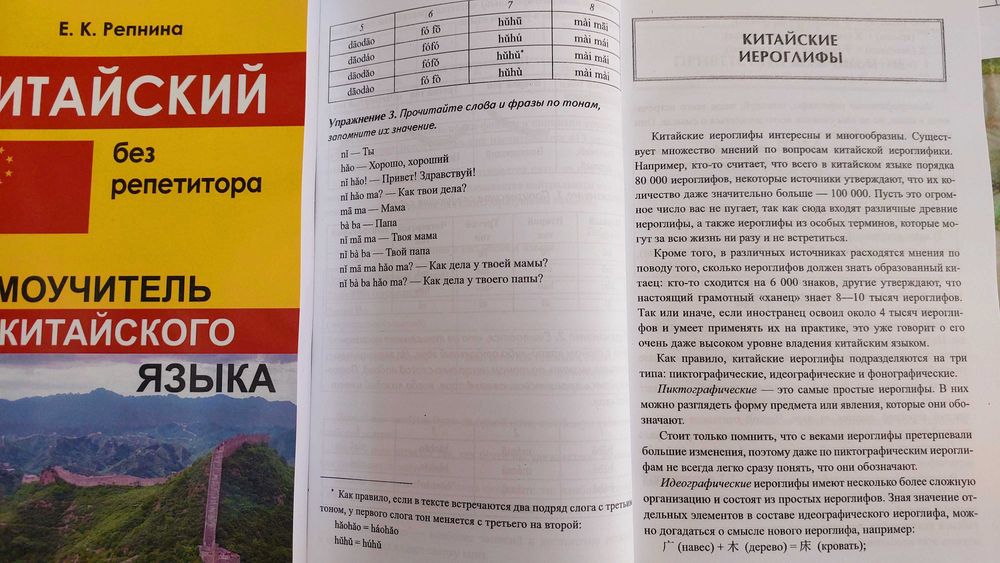 Китайский без репетитора Самоучитель китайского  языка с нуля Репнина