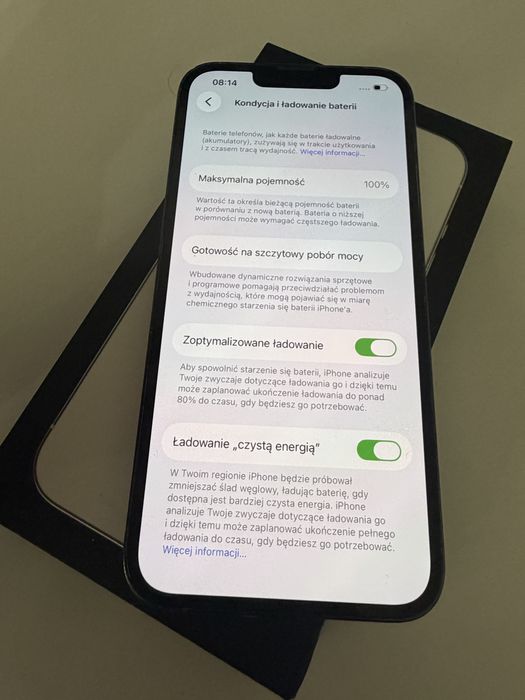 iPhone 13 Pro 256gb Sierra Blue Idealny Stan Bateria 100%