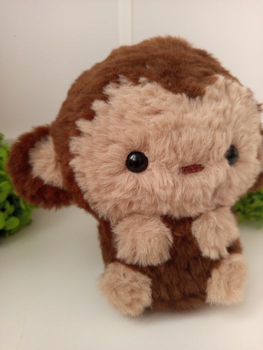 pluszak małpka amigurumi rękodzieło