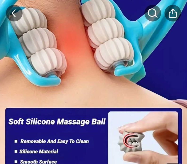 Masażer szyi ramion pleców.