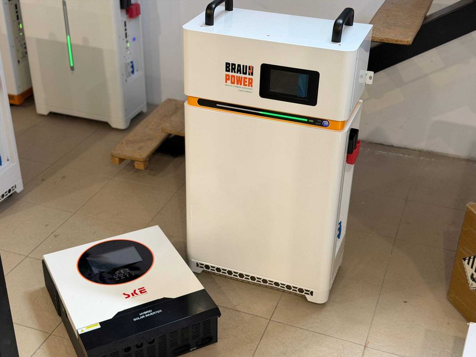 ТОП комплект Гібридний інвертор SKE PH21-10.2K 10.2KW + АКБ Braun Power 16kWh LiFePO4