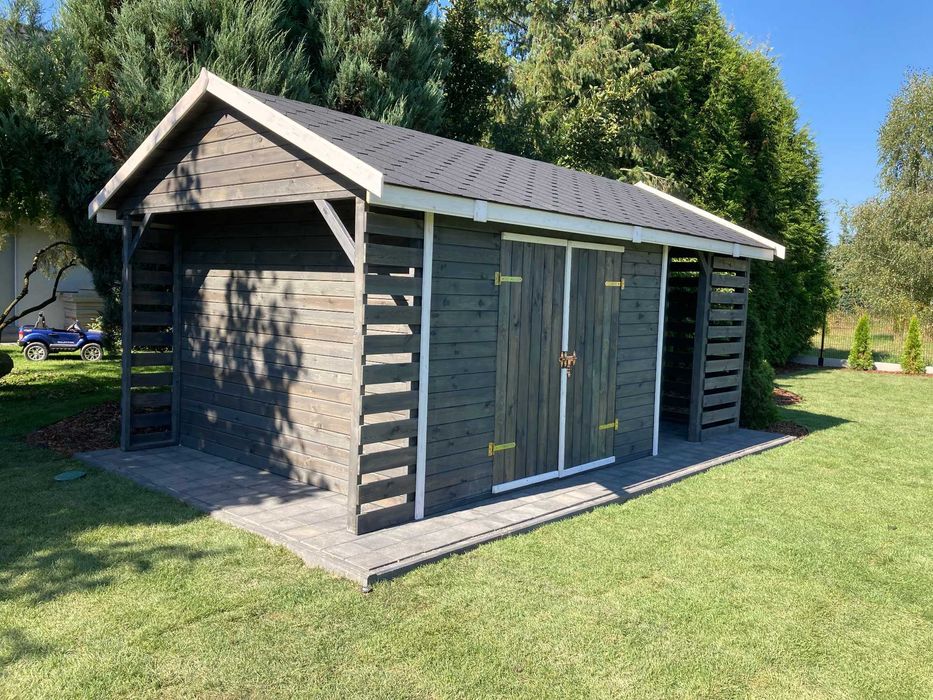 Domek narzędziowy Domek drewniany Drewutnia