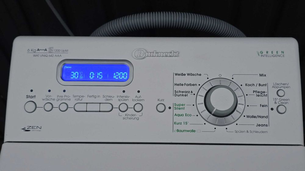 Pralka od góry Bauknecht 6kg,1200rpm, silnik ZEN, Soft Open, gwarancja
