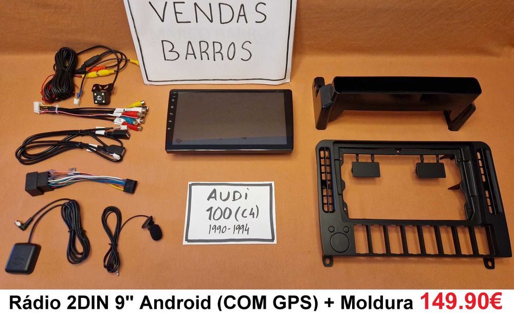 Rádio 2DIN 9" • Audi • A4 (B5) • 80 (B4) • 100 (C4) • Android [4+64GB]