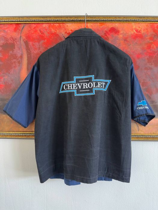 Винтажная рубашка Chevrolet Размер XL