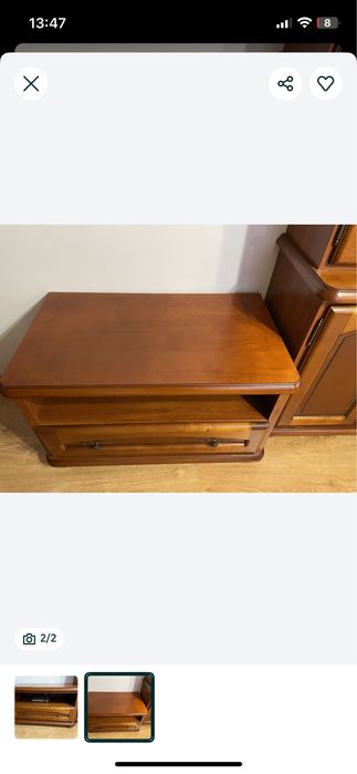 Stolik RTV/Bawaria/ Black Red White