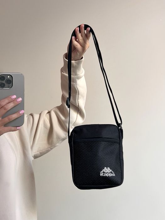 Сумка через плече з лого Каппа/Kappa | Месенджери | Опт та роздріб