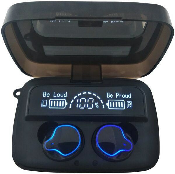 Беспроводные наушники Sonyks M9 с Power bank 2000 мАч, фонарик, зеркал