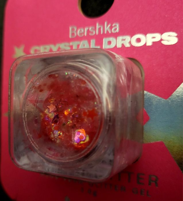 Bershka, Cristal Drops, party glitter. Paznokcie. Nowe.