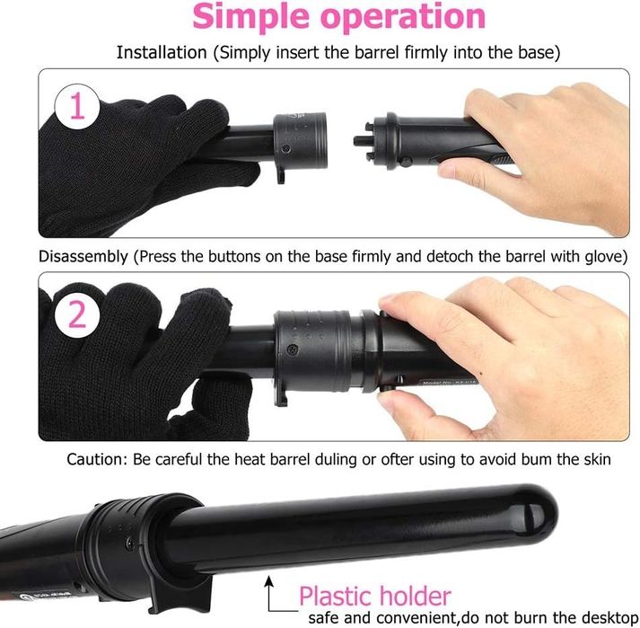 Culwad Lokówka do włosów 3 w 1