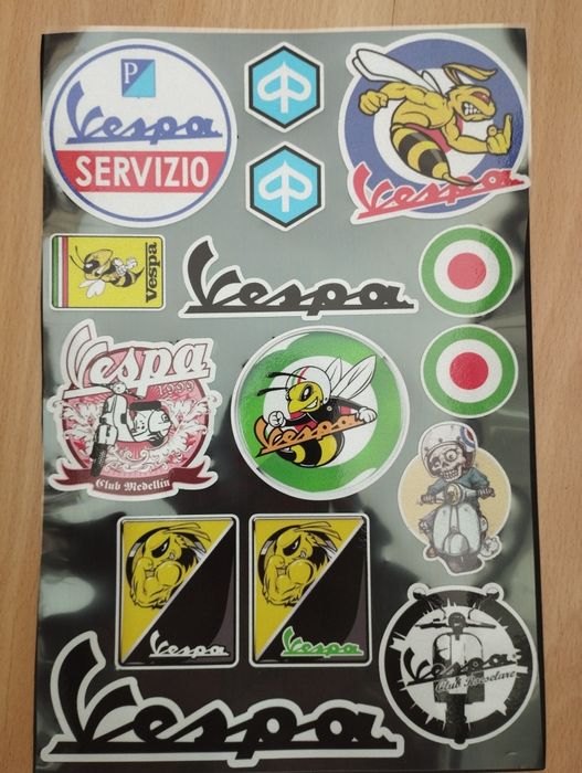 Autocolantes Vespa-Piaggio