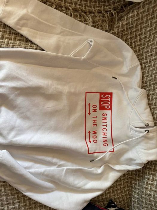 Худи Vlone Pop Smoke Stop Snitching On The Woo