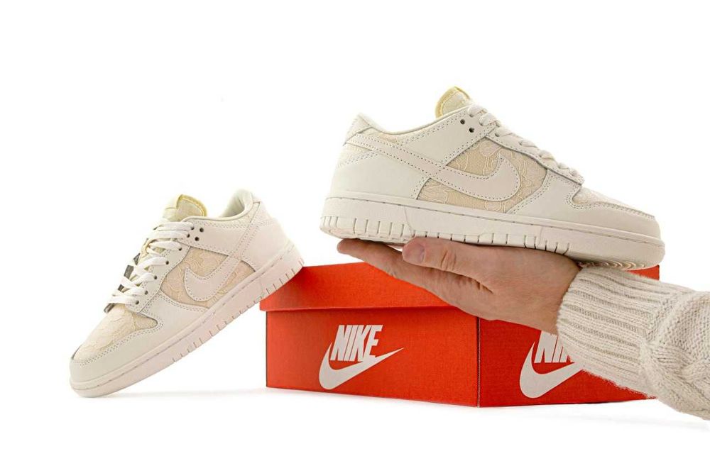 Женские кроссовки Nike Dunk Low Lace Pack Regal Beige 36-41 Хит Сезона