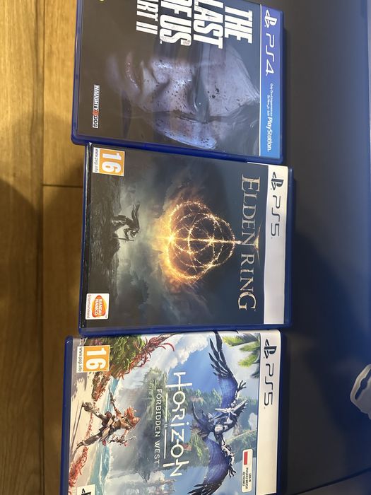 Playstation 5 oraz 2 pady i 3 gry