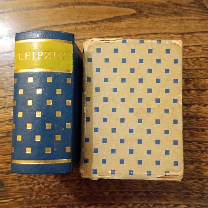 Редкая Миниатюрная книга Leipzig