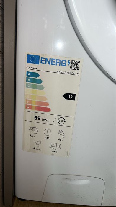 Maquina a lavar a roupa, Candy smart 7kg