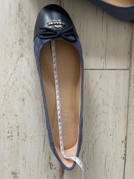 COACH Allyson Quilted Ballet. Балетки натуральная кожа р 39