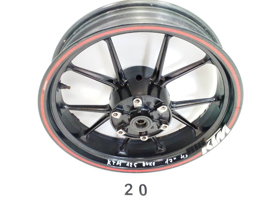 ktm duke 125 felga tylna , koło tył , tylne