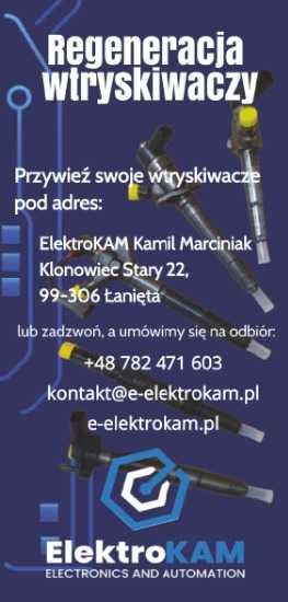 Regeneracja wtryskiwaczy Diesla, benzynowych, testowanie, diagnostyka.