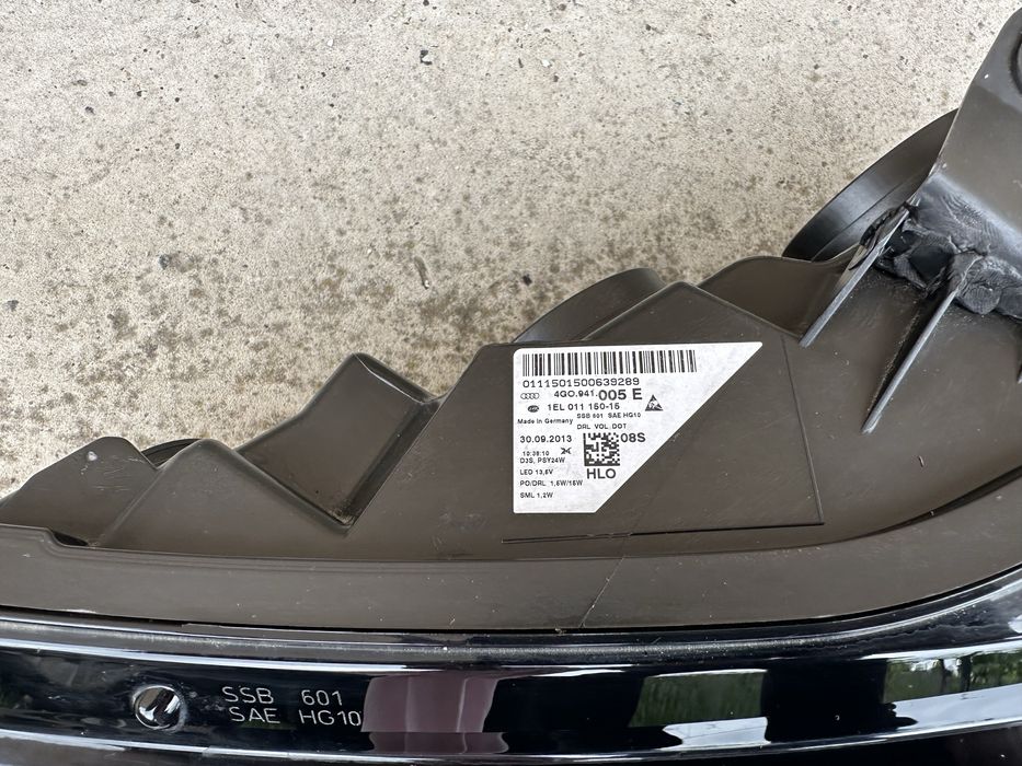 Ліва фара Audi A6 С7 оригінал Америка