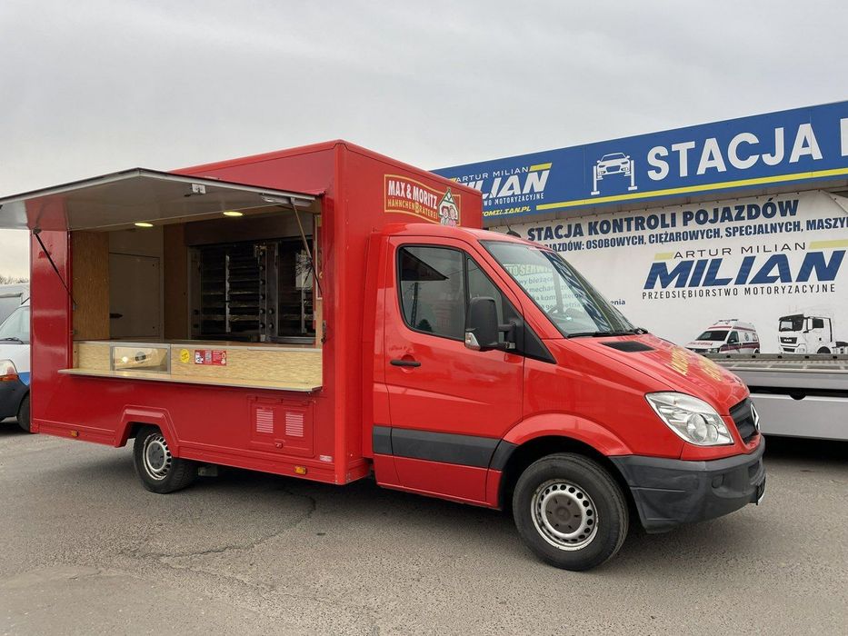 Mercedes-Benz Sprinter  Autosklep Autogril Gastronomiczny Food Truck Foodtruck sklep bar 3500