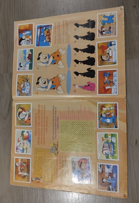 Caderneta Flintstones Panini