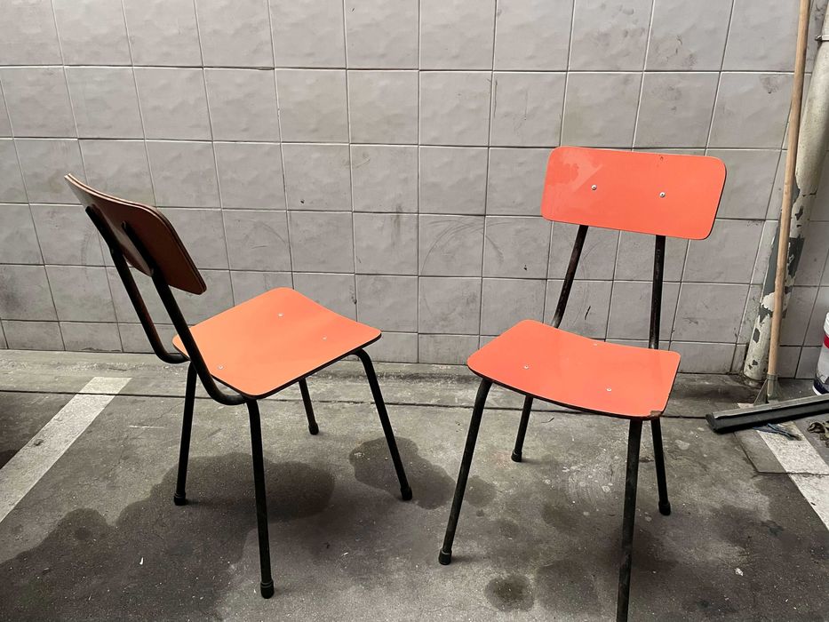 conjunto de cadeiras e mesa vintage para cozinha