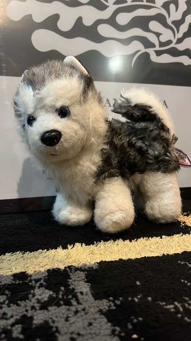 Pluszowy piesek Husky Kuschelwuschel Karstadt (20 cm)