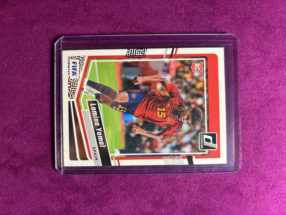 Lamine Yamal rookie card panini donruss