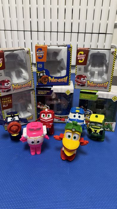 Роботы поезда робот трансформер robot trains