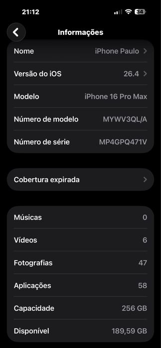 Iphone 16 pro max 256gb