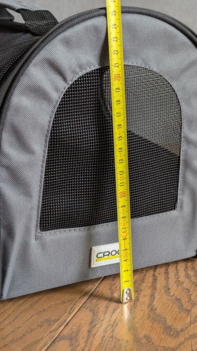 Сумка-переноска для тварин 46*26*27 см Croci ROCKET чорна